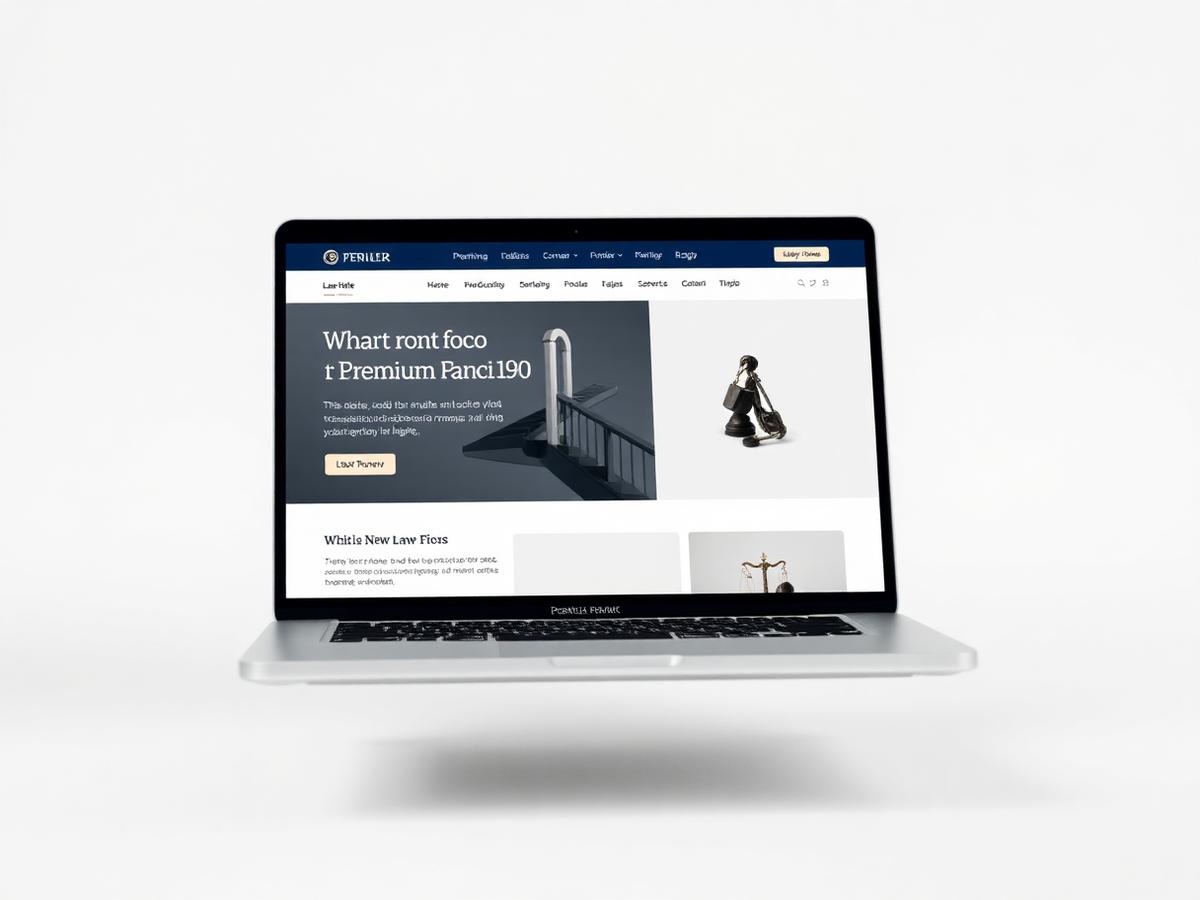 Law Firms website mockup